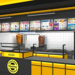 Maydonoz Döner Frischezubereitung in der Küche